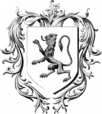 Coat of arms of family Coussaye