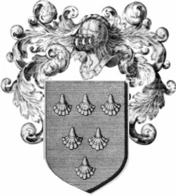 Coat of arms of family Gautron - ref:44468