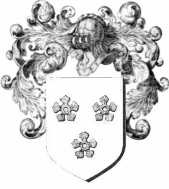 Coat of arms of family Gay de Vernon   ref: 44471
