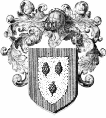 Wappen der Familie Glasren - ref:44505