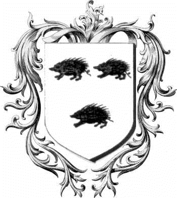 Coat of arms of family Houssay