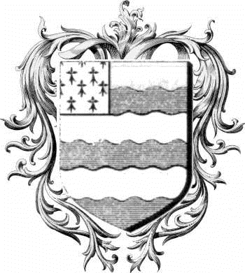 Coat of arms of family Gadrais