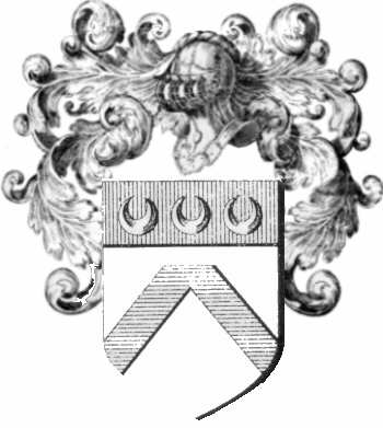 Coat of arms of family Hommeau