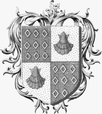 Escudo de la familia Michel Du Roc De Brion