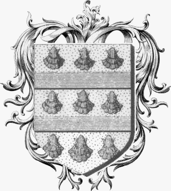 Coat of arms of family De Montenay