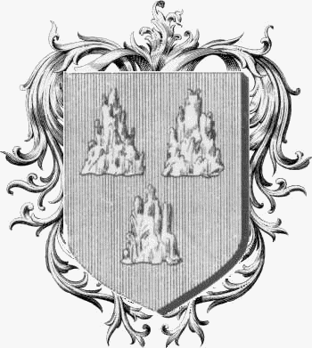 Coat of arms of family De Montescot