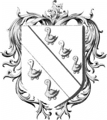 Coat of arms of family Mustan