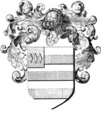Coat of arms of family Pineau