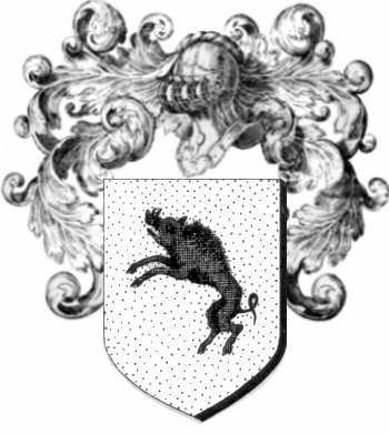 Coat of arms of family Le Sanglier