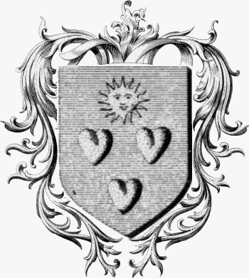 Coat of arms of family Ameau