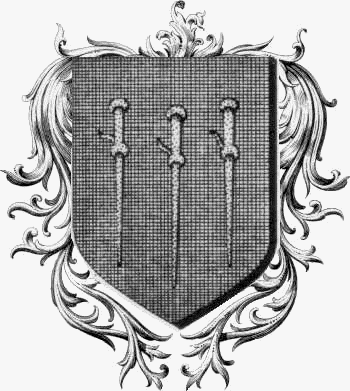 Coat of arms of family Bordonne