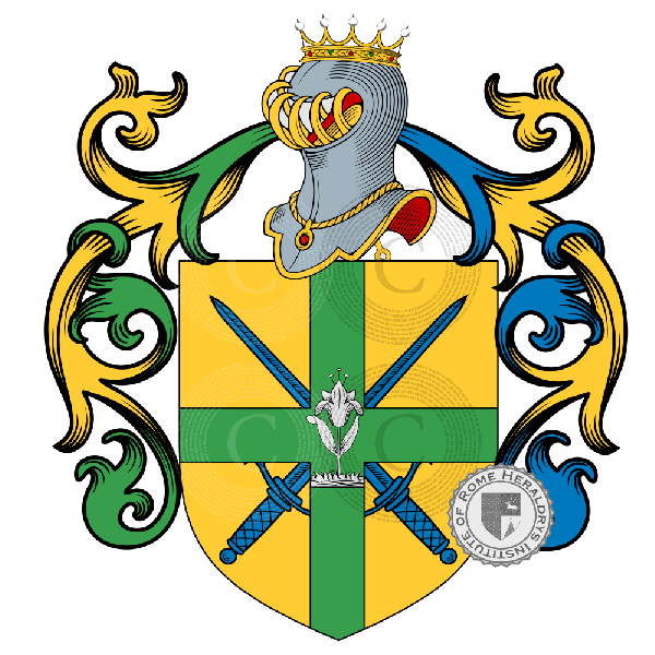 Wappen der Familie Brindeau