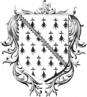 Escudo de la familia De Broerec