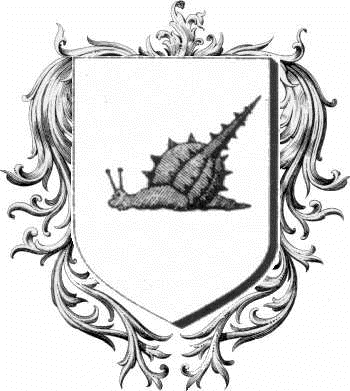 Coat of arms of family Burretaire