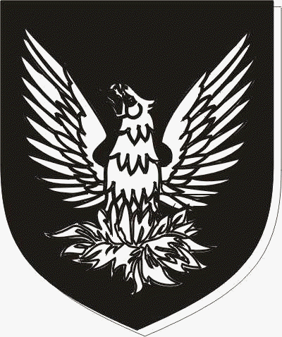 Coat of arms of family Cain   ref: 46268