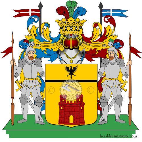 Coat of arms of family Brusantini