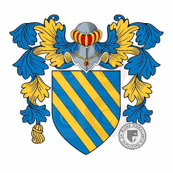 Coat of arms of family COSTANTIN ref: 46984