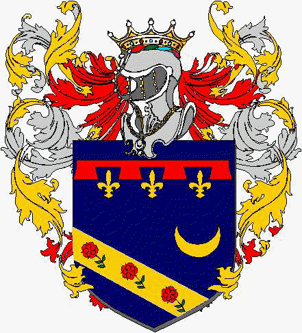 Coat of arms of family Borgne
