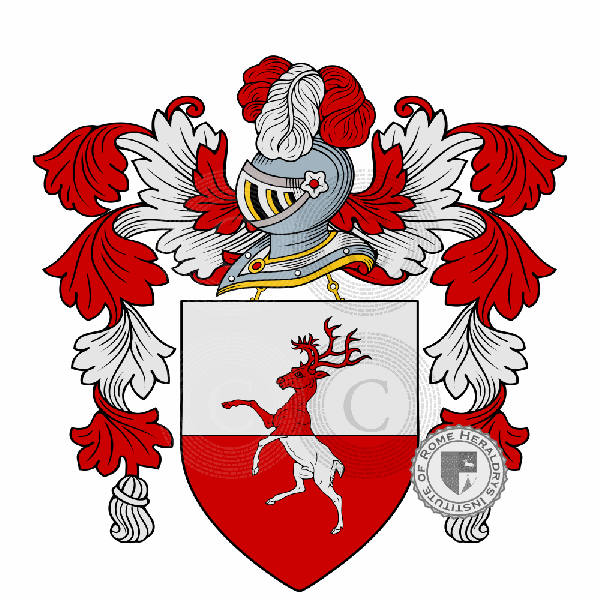 Coat of arms of family Dini di Battista - ref:49353