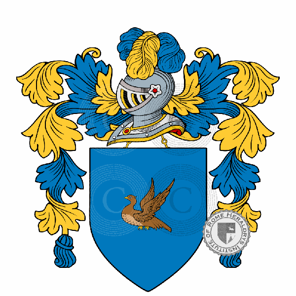 Coat of arms of family Pernice - ref:49387