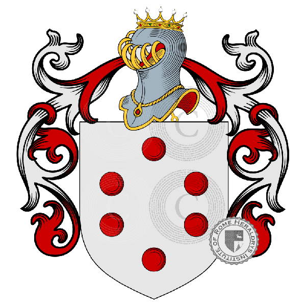 Coat of arms of family Abate, Abati, Degli Abati