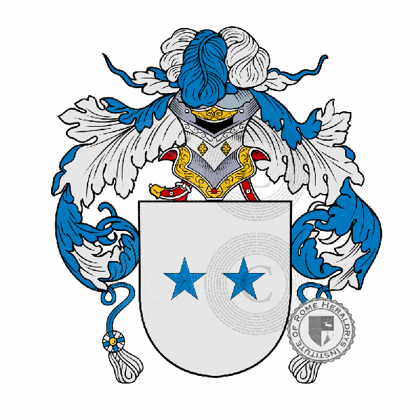 Coat of arms of family Agero - ref:50113