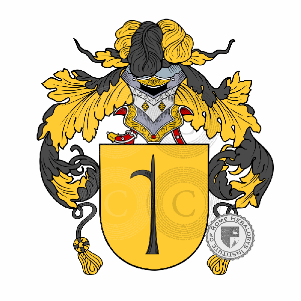 Coat of arms of family Agero - ref:50116