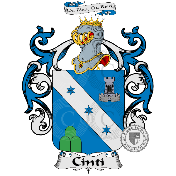Coat of arms of family Cinti