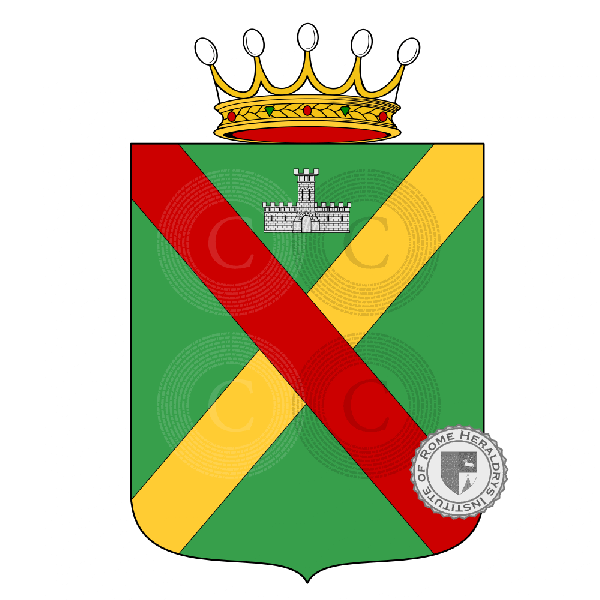 Coat of arms of family CARBONI ref: 51587