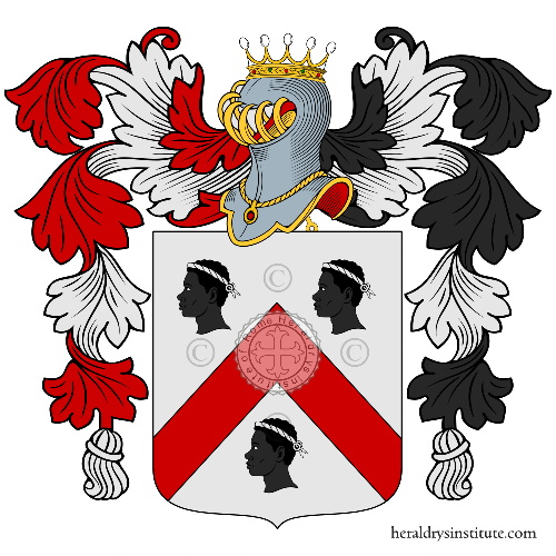 Coat of arms of family Faccioli   ref: 51694