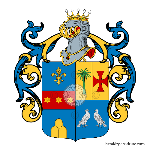 Coat of arms of family Antoniani   ref: 52779