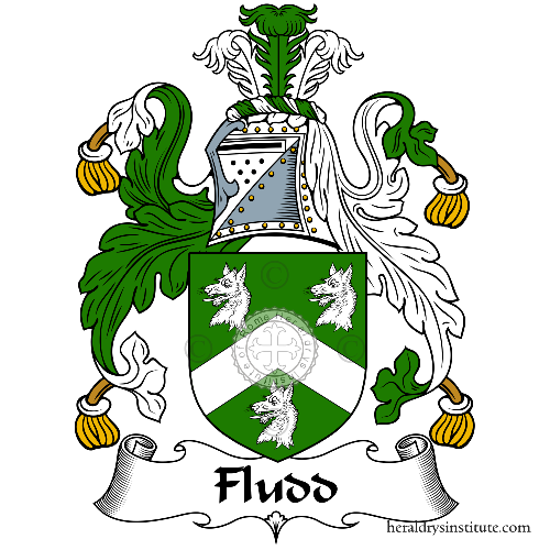 Coat of arms of family Floyd, Fludd