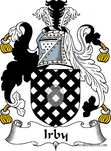 Coat of arms of family Irby   ref: 55251