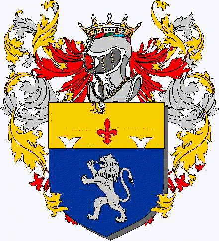 Coat of arms of family Bacio Terracina Coscia