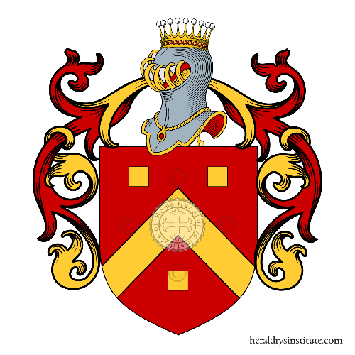Coat of arms of family Carra   ref: 57030
