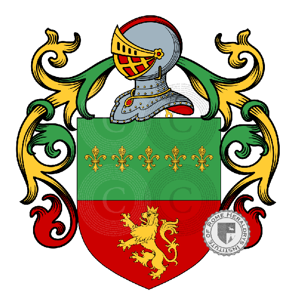 Coat of arms of family Faglia, Saglia