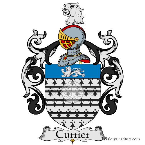 Coat of arms of family Currier
