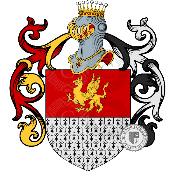 Escudo de la familia Nuvoloni, Nuvolone, Novellone