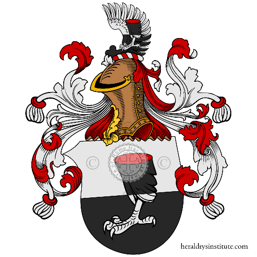 Wappen der Familie Keher, Truchses von Henneberg, Kere, Kehr, Ker, Keer