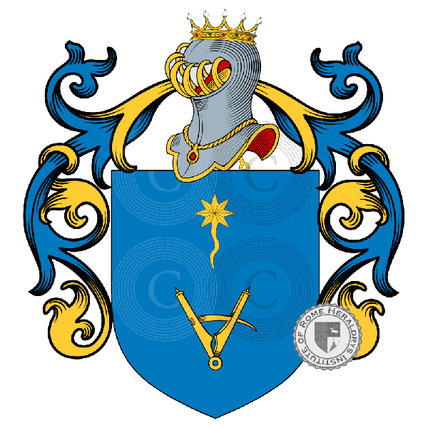 Coat of arms of family Indovini, Indovina
