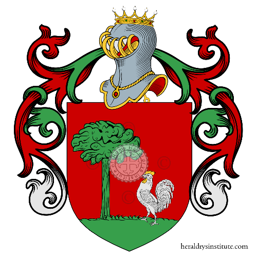Coat of arms of family Cagli