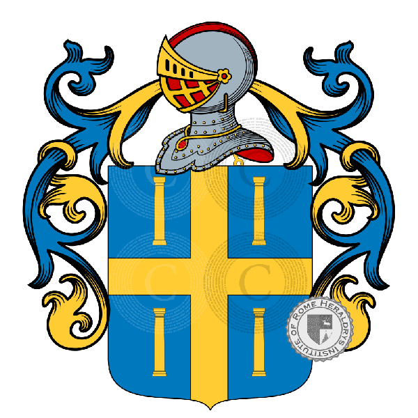Coat of arms of family Bernabé, Bernabé  de Saint-Gervais, De Bernabé, De Bernabé de La Haye