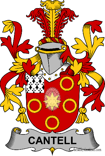 Coat of arms of family CANTE ref: 58223