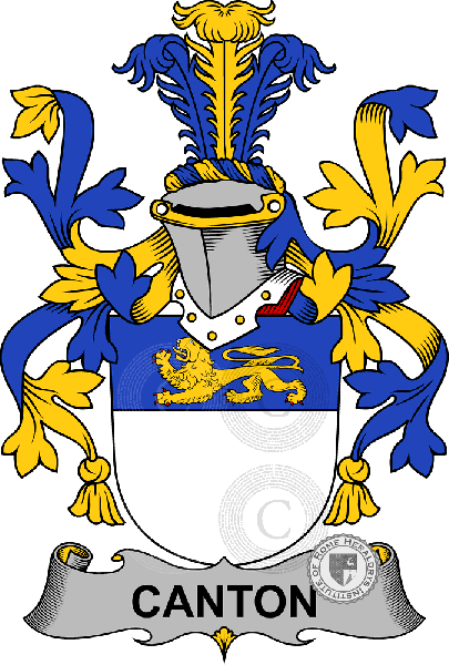 Coat of arms of family Canton   ref: 58225