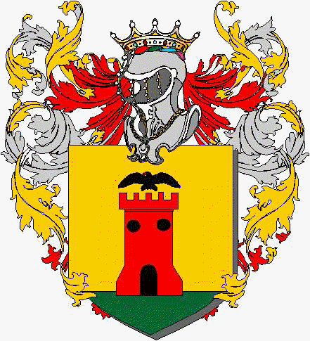 Coat of arms of family Caresani