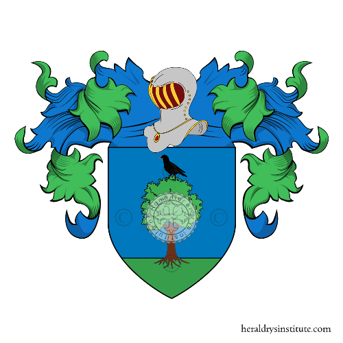 Coat of arms of family Susinibaldini