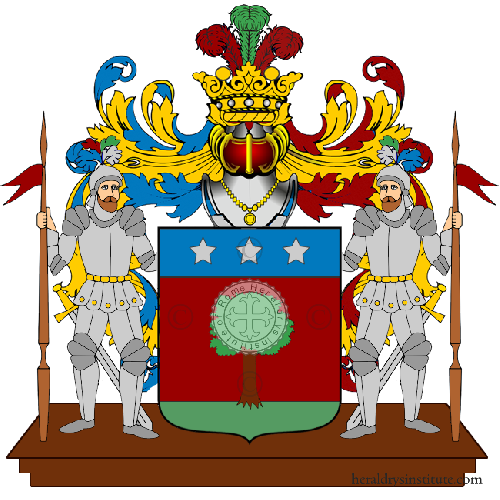 Coat of arms of family Pissetti
