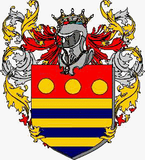 Coat of arms of family Piaggia