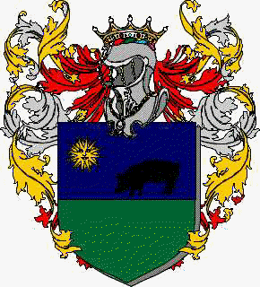 Wappen der Familie Porcinari - ref:3208