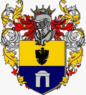 Coat of arms of family Martellini Del Falcone